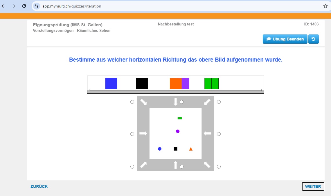 Förderset (Eignungsprüfung IMS St. Gallen)