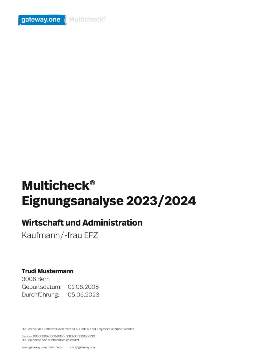 Mymulti Trainingsbereich (Pharma und Chemie)