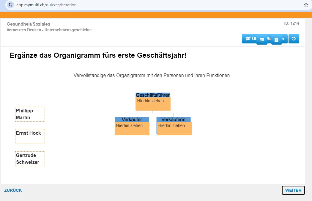 Mymulti Trainingsbereich (Gesundheit/Sozial)