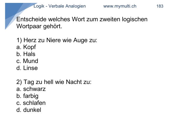 Technisch Lernkarten Teil 2 (Mathematik, Logik & Konzentration)