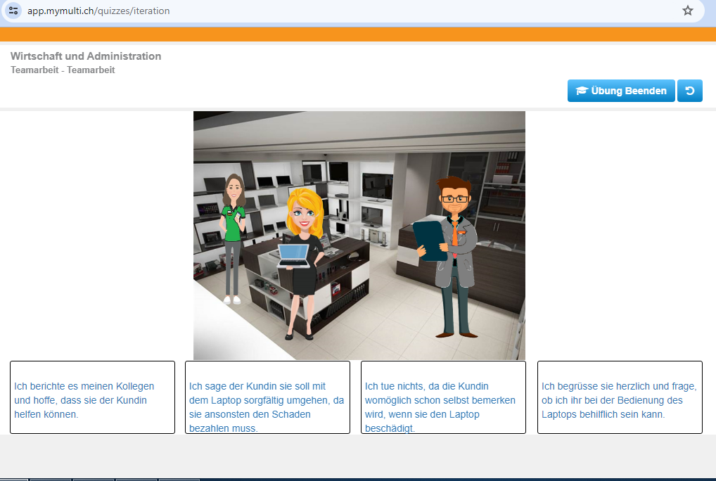 Mymulti Trainingsbereich (Pharma und Chemie)